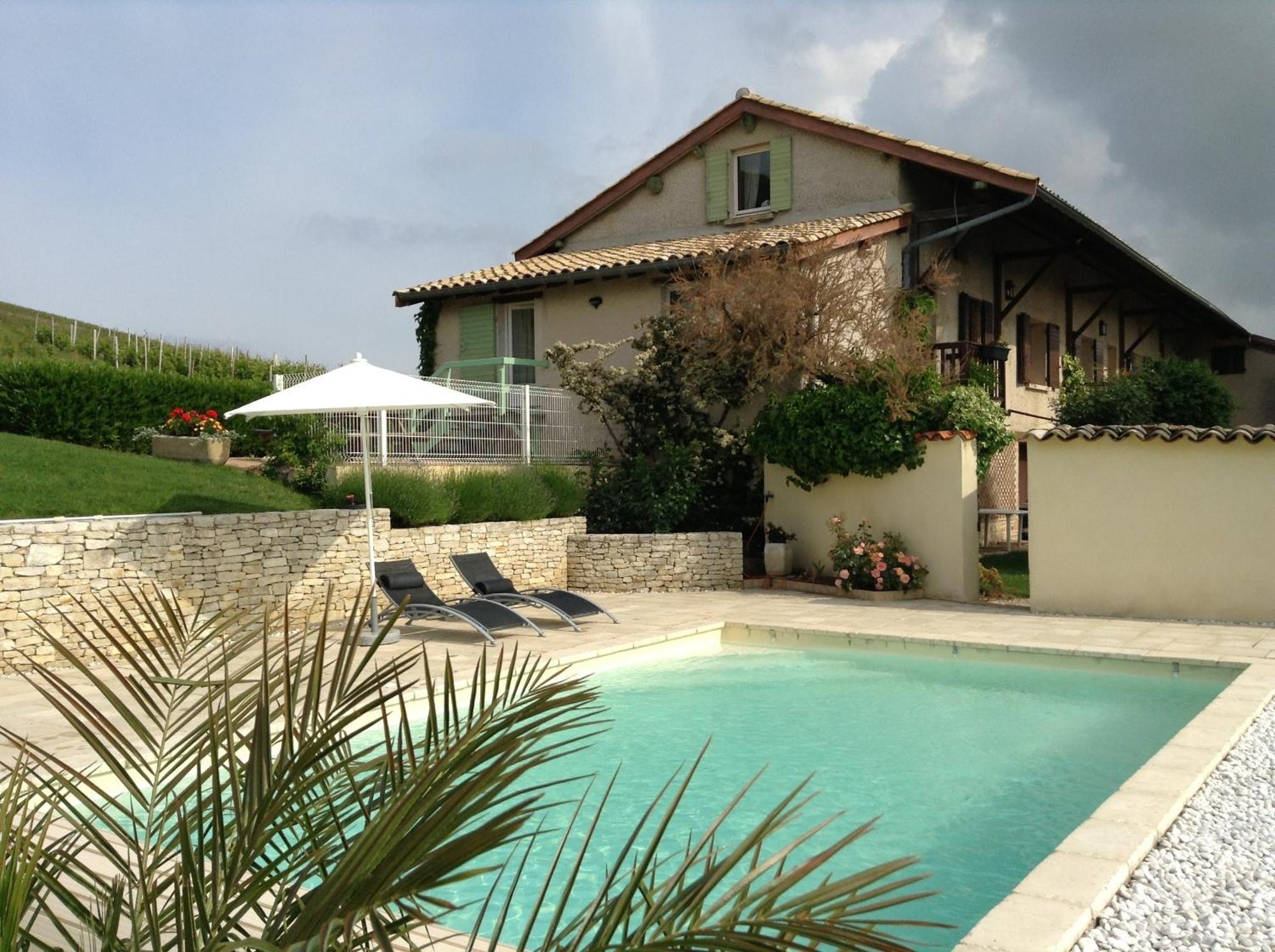 Bed and Breakfast La Croix De Saburin Quincie-en-Beaujolais Экстерьер фото